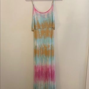 Tie dye maxi